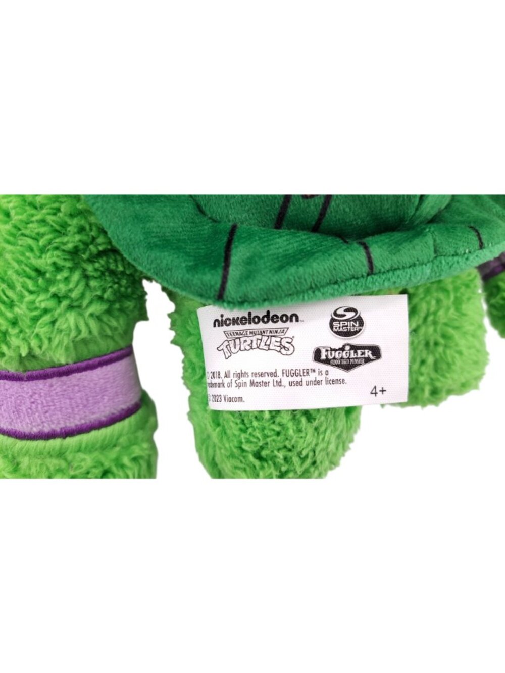 Teenage Mutant Ninja Turtle Fuggler Plush Donatello Limited Edition Glow Butt-On - Picture 4 of 9